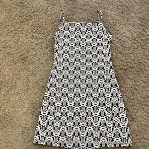 Altar'd State Monochrome Geometric Mini Dress